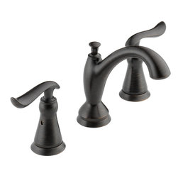 Delta Linden&trade; Two Handle Widespread Lavatory Faucet - Bathroom Sink Faucets
