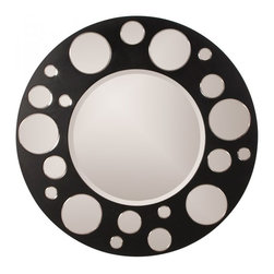 www.essentialsinside.com: encore round framed wall mirror - Wall Mirrors