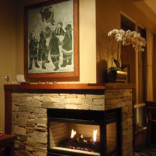 fireplace living room
