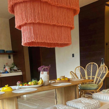 Mexican Handmade 3 Level Tassel Chandelier- Merida
