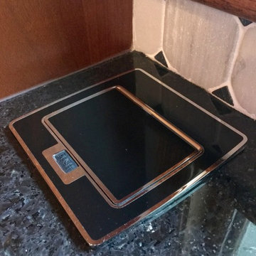 Protected counter outlet