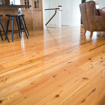 Reclaimed Rustic Heart Pine Flooring