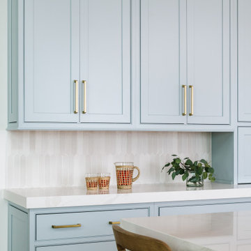 Allie Reed, Designer - Blue Oceanfront Kitchen - S Ponte Vedra Blvd