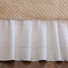 Elisa Egg-Shell White Queen Bed Skirt