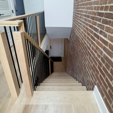 Project #145 | Modern Staircase Renovation in Victorian Townhouse