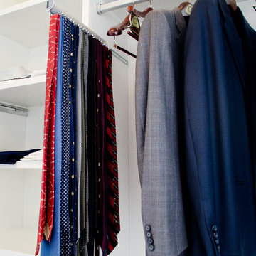 Sleek Walk-In Closet