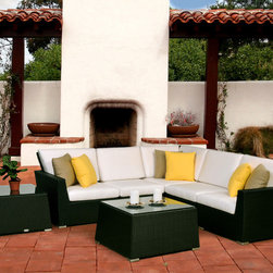 www.essentialsinside.com: maxime 7pc patio sectional - Outdoor Sofas
