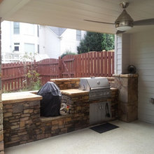 outdoor kitchen / patio