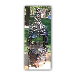 large format wine bottle display for wine cellar - Tabletop