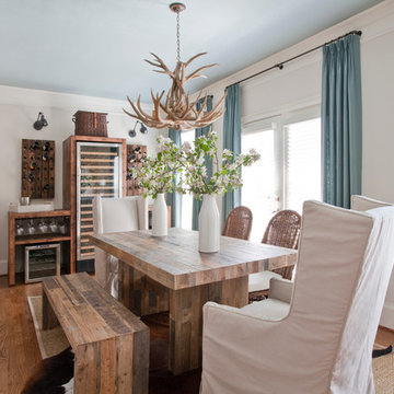 calm hues dining room