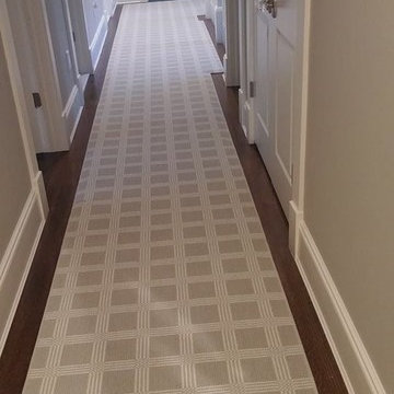 Custom Franklin Lakes Stair Case Woolston Plaid