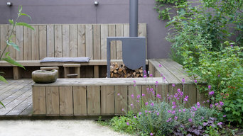 Garden behind a former milk shop