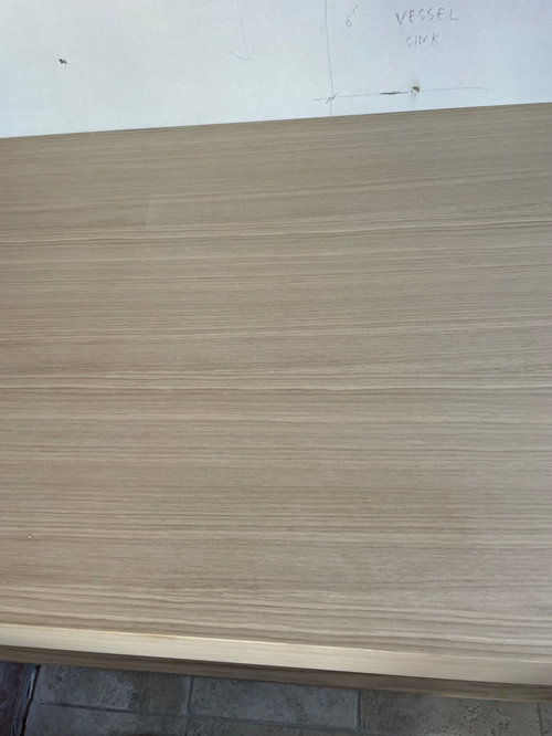 Seal This Vanity Top Without Changing The Color