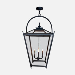 Wrought Iron, Hand Crafted Lanterns - Kitchen Island Lighting