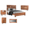 Stafford Live Edge Bed, King, 56" H