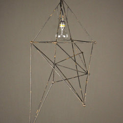 tall geo chandelier - Chandeliers