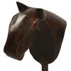 Ren Wil STA421 14"H x 6"W "Rustic Pawn II" Aluminum Horse Cattle - Brass