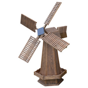 30 cm Decorative Windmill Australian Classic Silver Finish 