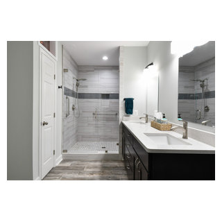 Kitchen and Primary Bathroom Remodel Fredericksburg, VA - Transitional ...