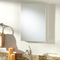 KENILWORTH STAINLESS STEEL RECESSED MEDICINE CABINET - WHITE POWDER COAT - Bathroom Mirrors