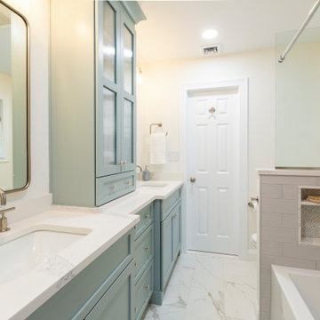 Dogwood Drive Jack & Jill Bath - Chatham, NJ