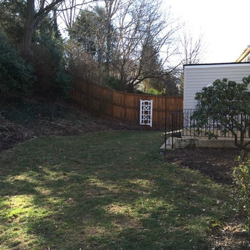 Backyard Patio and Walkway - Before Install