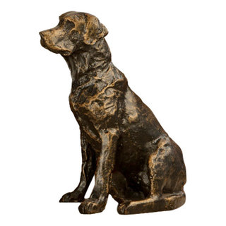 Figurines brass small dog - Setter brass dog - Mini figurine brass dog -  Hunting dog setter - Vintage brass dog decor - Bronze collectible statue dog