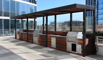 Custom made roof kitchen.