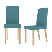 Anna Dining Chairs, Set of 2, Teal