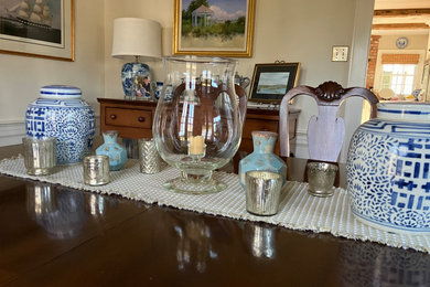 18th C. dining room updated for 21st C!