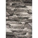 KAS - KAS Landscapes 5907 Highlights Rug, Gray, 7'10"x10'10" - The KAS Landscapes 5907 Highlights is a organic / abstract style area rug created with a machine made construction in Turkey for many years of decorating beauty. Its grey color and 100% polypropelene material will enhance the decor of any room.