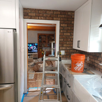 Thin Brick Kitchen Backsplash