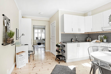 Design ideas for a scandinavian kitchen in Other.