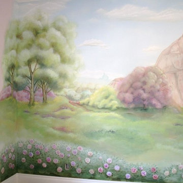 Tangled mural for a little princess:)