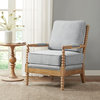 Madison Park Modern Donohue Donohue Accent Chair With Blue Finish MP100-1145