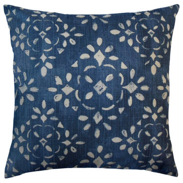 The Pillow Collection Blue Carr Throw Pillow, 18"