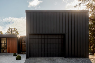 Photo of a contemporary garage in Other.