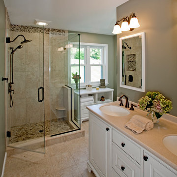 Remodeled transitional bathroom