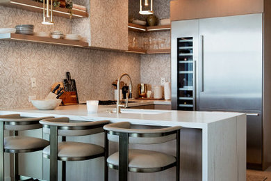 Kitchen - contemporary kitchen idea in San Diego