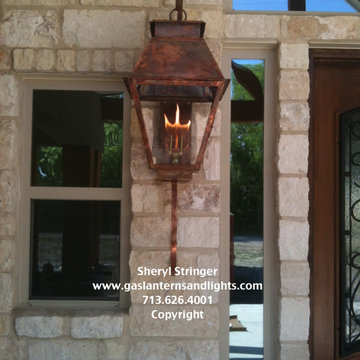 Hill Country Style Home with Gas Lanterns