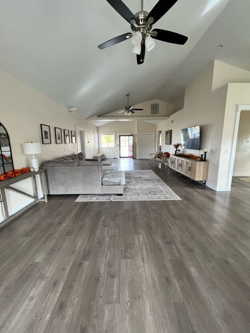 Help me break up open concept living room/entry way.
