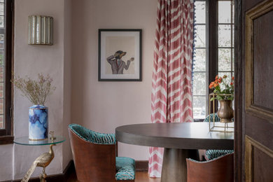 Inspiration for a transitional dining room remodel in Boston