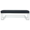 Laurence Bench, Silver and Black