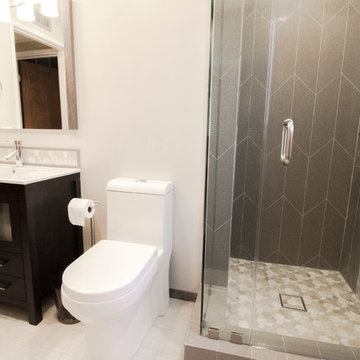 Modern bath in Whittier, CA