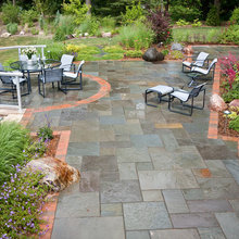 paving stone deck