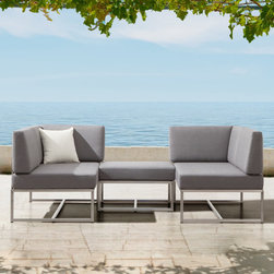 Lavita Furniture - ELEMENT Five Ways Outdoor Lounge System - Outdoor Lounge Sets