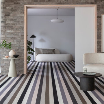 Alternative Flooring - Margo Selby Stripe Rock Reculver striped wool carpet