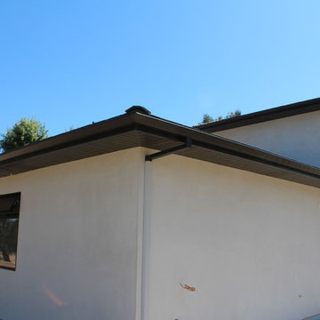 Temecula Ca. Soffit, Fascia, Gutters, Downspouts, Beam Cap, After Stucco