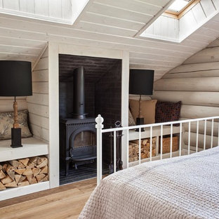 75 Beautiful Bedroom With A Wood Stove Pictures Ideas Houzz