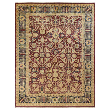 Mila, One-of-a-Kind Hand-Knotted Area Rug Red, 9'2"x11'10"